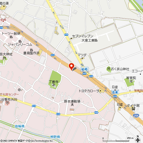 間山タイヤ商会付近の地図